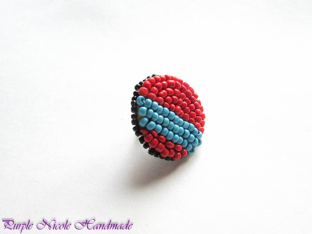 Colored Geometry - set handmade statement colier, inel