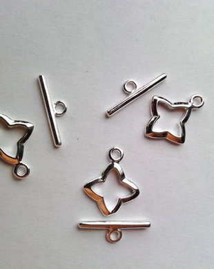 LI10 - incuietoare argintie 15x13 mm