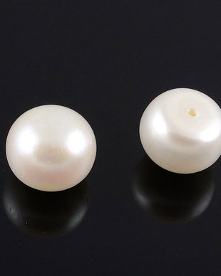 PE612 Perle de cultura cabchon partial gaurit 11mm (2buc)