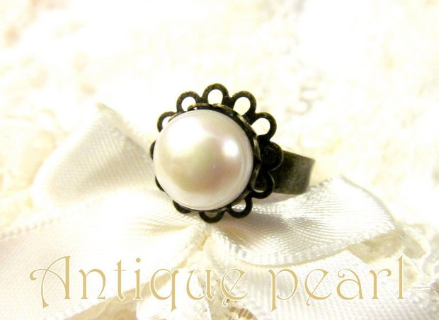 Inel ANTIQUE PEARL