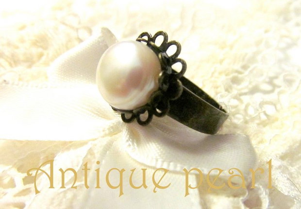 Inel ANTIQUE PEARL