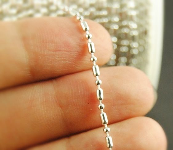1m lant placat argint 1,5mm SPLAK 61