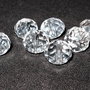 Cristale din sticla, 6x4 mm, transparente