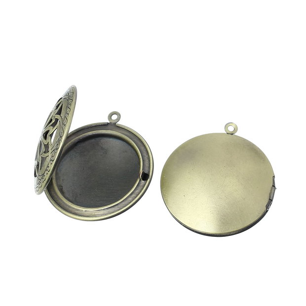 1b pandantiv locket box bronz 36x32mm BZLAK 08