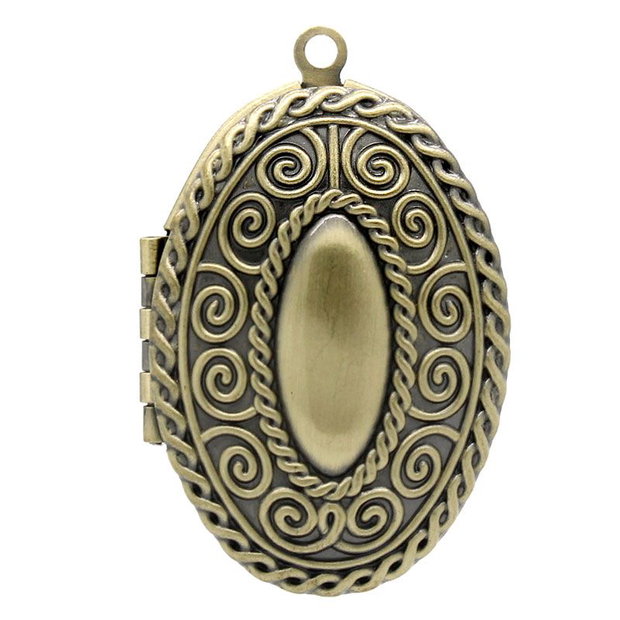 1b pandantiv locket box bronz 42x28mm BZLAK 10