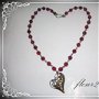 COLIER- AGATE RUBY RED