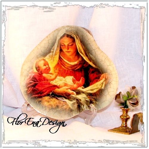 D0239 - Icoana, Madonna cu Pruncul