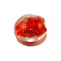 Margele de lampa, plate, 12 mm, rosii