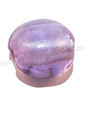 Margele de lampa, foil, 12 mm, mov