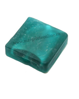 Margele de lampa, 20x20 mm, bleumarin