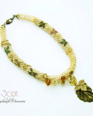 Toamna aurie | Colier handmade