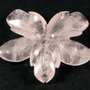 4771 - (1buc) Pandantiv, floare sculptata, cuartz roz, orhidee, 60x50mm