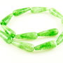 JA1076 Jad verde picatura, 30x10mm