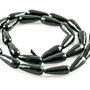 OP1081 Onix picaturi fatetate 16x11.5mm