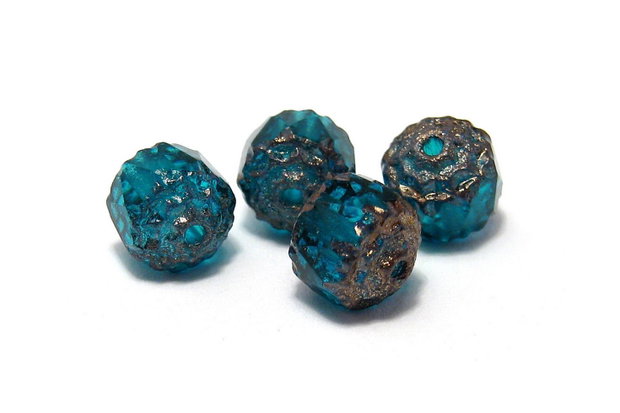 Margele Cathedral, 8 mm, blue zirconiu
