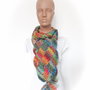 North Elf - fular dama colorat crosetate