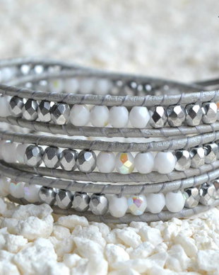 Bratara wrap ''Snow Queen''