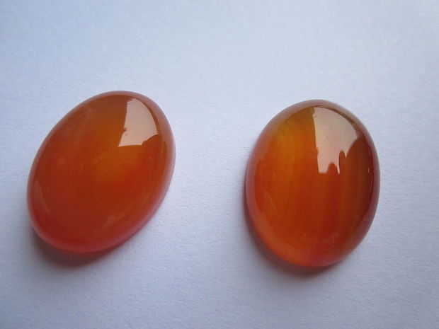 Cabochon agate aprox 20x15mm (2 buc)