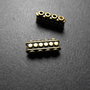 DISTANTIER BRONZ 4 ORIFICII - 18 X 7,5  MM