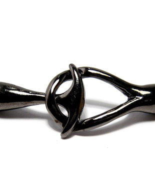 Inchizatoare toggle, neagra, 14x18 mm