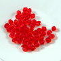 4810 - 50buc Cristale sticla fatetata rosu 6x6mm