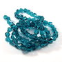 4816 - 50buc Cristale sticla albastru marin 6mm