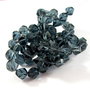 4818 - 20buc Cristale sticla albastru fumuriu 8mm