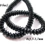4160 - 10buc Margele onix negru rondele