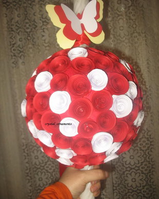 Lumanare de botez handmade