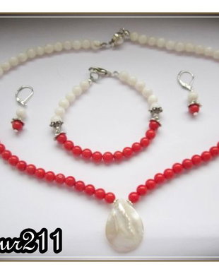 SET- CORAL ROSU SI SIDEF ALB