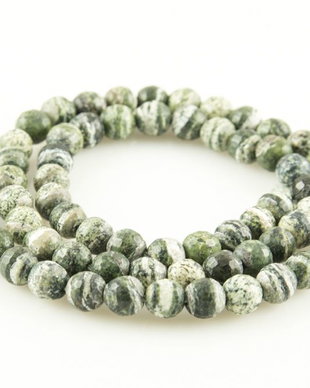 T1093 Serpentinit sfere fatetate de 6.5mm
