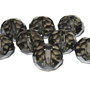 Cristale din sticla, 12x8 mm, gri inchis