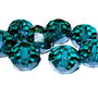 Cristale din sticla, 12x8 mm, blue zirconiu