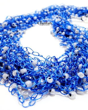 Colier "Blue Waves"