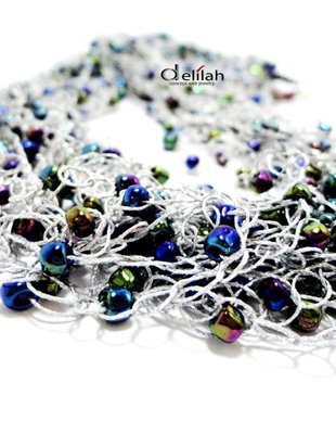 Colier "Silver Rainbow"