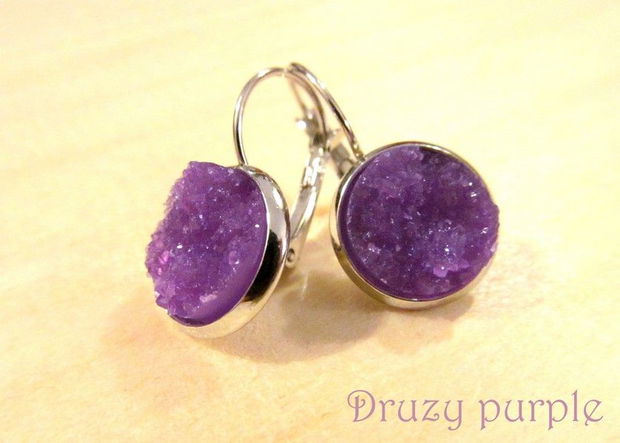 Cercei PURPLE DRUZY