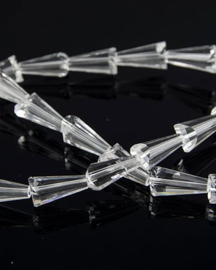 C1096 Cristal de sticla picatura conica 15x8mm