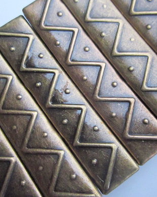 Conector bronz 2 gauri 56x12mm