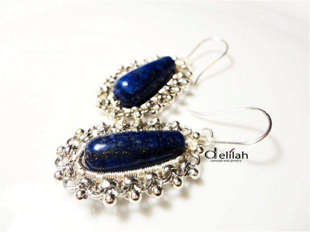Liana Earrings (lapis lazuli)