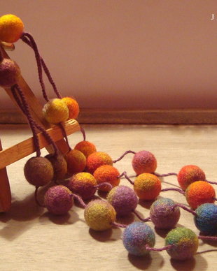 Colier "Rainbow drops"