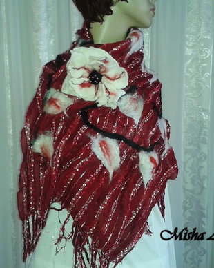 Esarfa Christmas colors