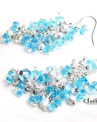 Cercei "Summer Days", blue