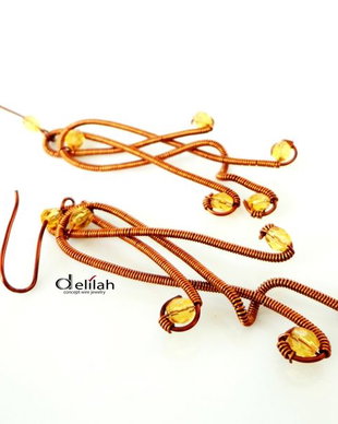 Cercei "Golden Copper"