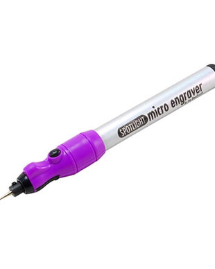 Micro gravor electric cu led