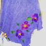 Poncho cu viorele