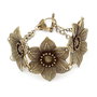 4883 - Baza bratara, floare, bronz