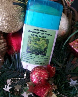 DEODORANT NATURAL CEDRU & MOSC - NOU