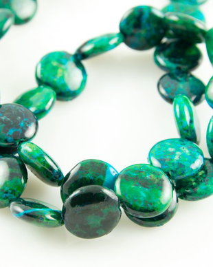 A417 Chrysocolla  banuti 12mm