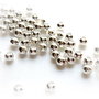 (10buc) distantiere sfera placat argint 3mm  SP0119