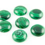 FM1122 (1b) Cabochon malachit diametru 19.6mm